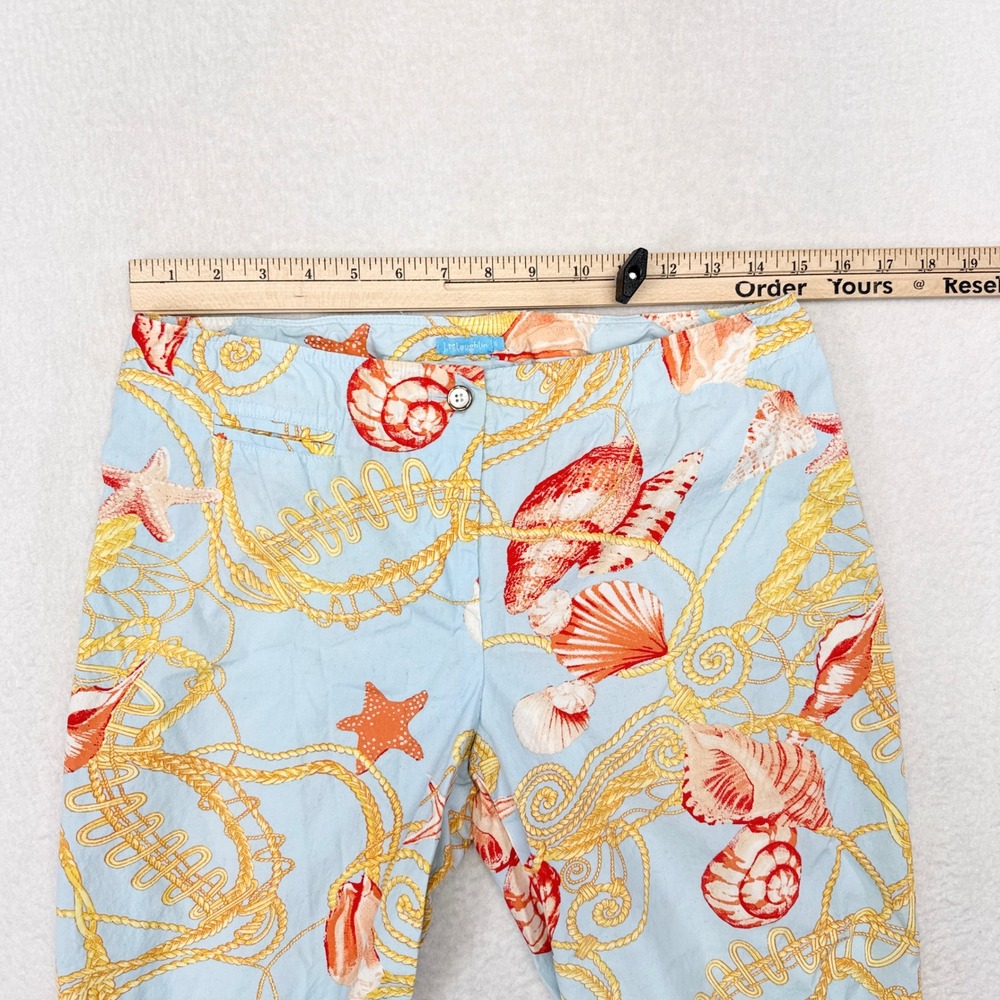 J McLaughlin Pants Womens Size 6 Preppy Coastal Nautical Seaside‎ Beach - Picture 6 of 8